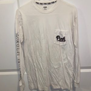 White long sleeve oversized shirt